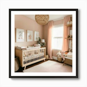 A Photo Of A Baby S Room With Nursery Furniture An (9) Art Print