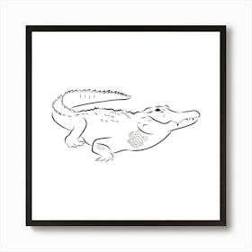 Alligator Art Print