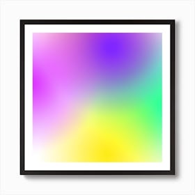 Rainbow Abstract Background 1 Art Print