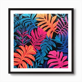 Tropical Leaves 4 Art Print