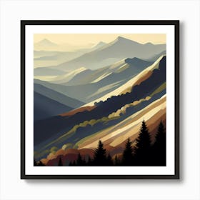 Mountain Landscape 16 Art Print