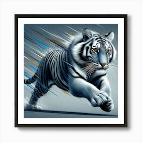 White Tiger 55 Art Print