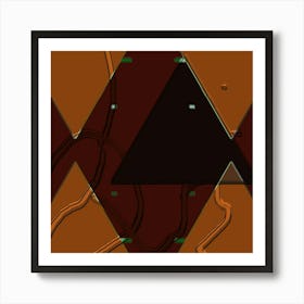 Triangles Art Print