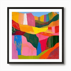 Abstract Travel Collection Bolivia 2 Art Print