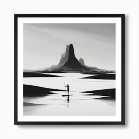 Black And White Painting Art Print