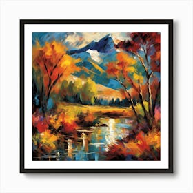 Autumn In The Mountains 1 Art Print