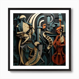 Jazz Musicians 17 Art Print