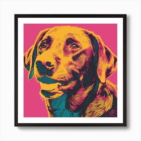Dog Pop Art 1 Art Print