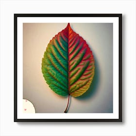 Cherry leaf Art Print