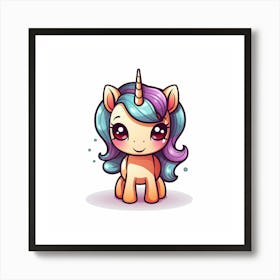 Cute Unicorn 87 Art Print