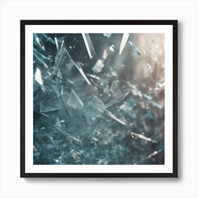 Shattered Glass 17 Art Print