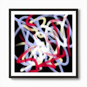 Abstract Light Painting Art Print