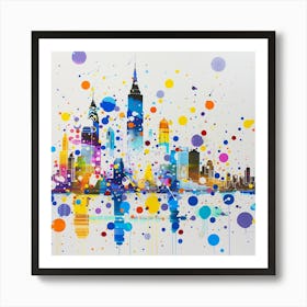New York City Skyline 19 Art Print