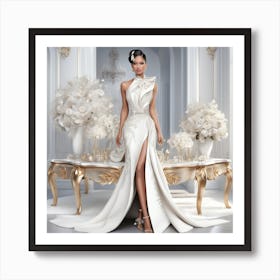 Wedding Dress 30 Art Print