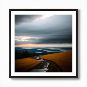 Road In The Clouds Art Print