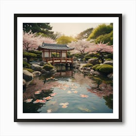 Asian Garden 1 Art Print