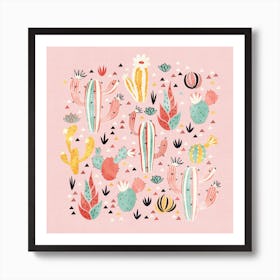 Pink Desert Art Print