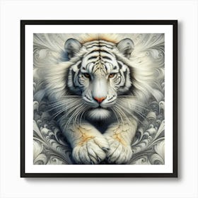 White Tiger 16 Art Print