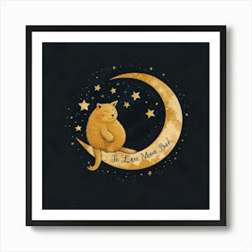 Default Love You To The Moon And Back 3 Art Print