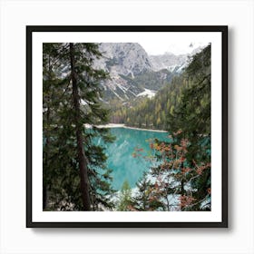 Lake Braies Art Print