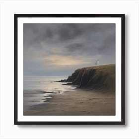 Beach figure Art Print