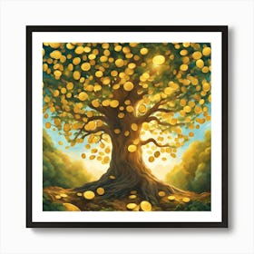 Money tree 1 Art Print