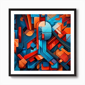 Abstract Painting 86 Art Print