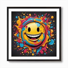 Smiley Face 7 Art Print