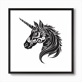 Unicorn Head 4 Art Print