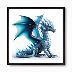 Ice Dragon Art Print