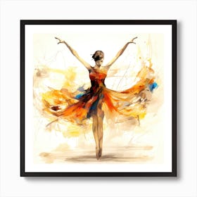 Dance Poses - Prima Ballerina Art Print