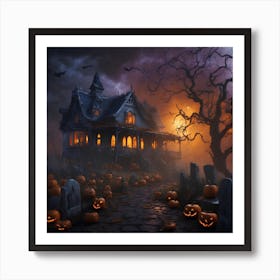 Haunted House 2 Art Print