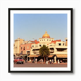 Street Scene - Street Scene Stock Videos & Royalty-Free Footage Art Print