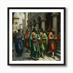 Kings Walking Art Print