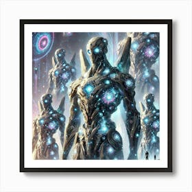 A Powerful Depiction Of Sentinel Guardians, Massiv Art Print