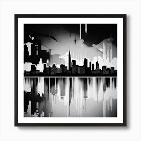 New York City Skyline 76 Art Print