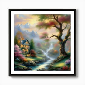 Twilight Forest Art Print