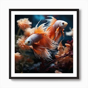 Siamese Catfish 3 Art Print