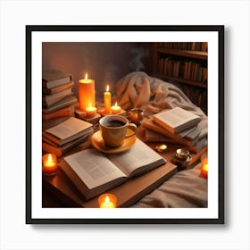 Book And Candle 7 Art Print