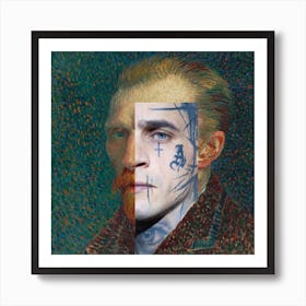 Tattooed Van Gogh Poster