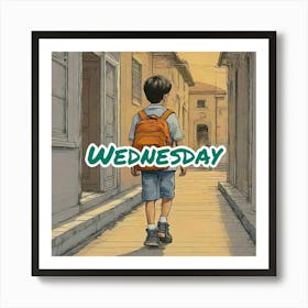 Wednesday Art Print