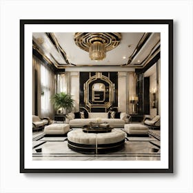 Deco Living Room 1 Art Print