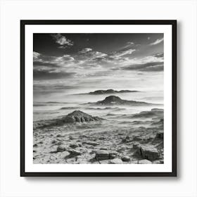 Desert Landscape Art Print