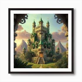 The castle in seicle 15 11 Art Print