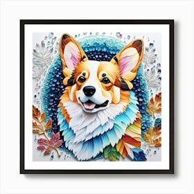 CrystalCorgi Art Print