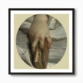 Hand Holding A Book 1 Art Print