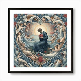 Angels In The Heart Art Print