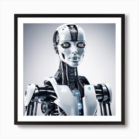 Robot Portrait 4 Art Print