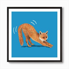 Foxy Fox Square Art Print