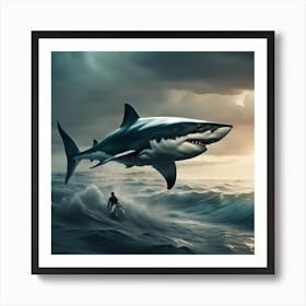 Great White Shark 1 Art Print